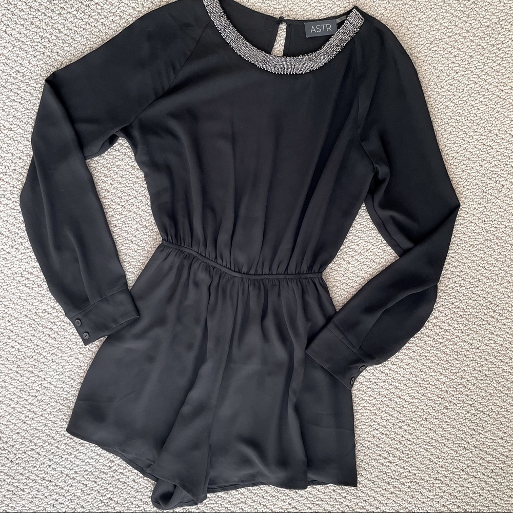ASTR romper with neckline detail